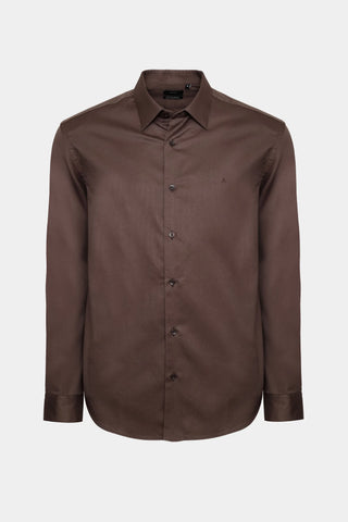 CAMISA ML REG FIO 50 EGIPCIO PETRONAS CASTANHO