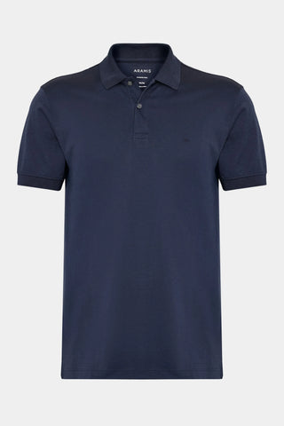 POLO MAS PIMA INTERLOCK ARAMIS NAVY