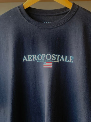 CAMISETA MAS COMFORT SILKADA AEROPOSTALE PRETO