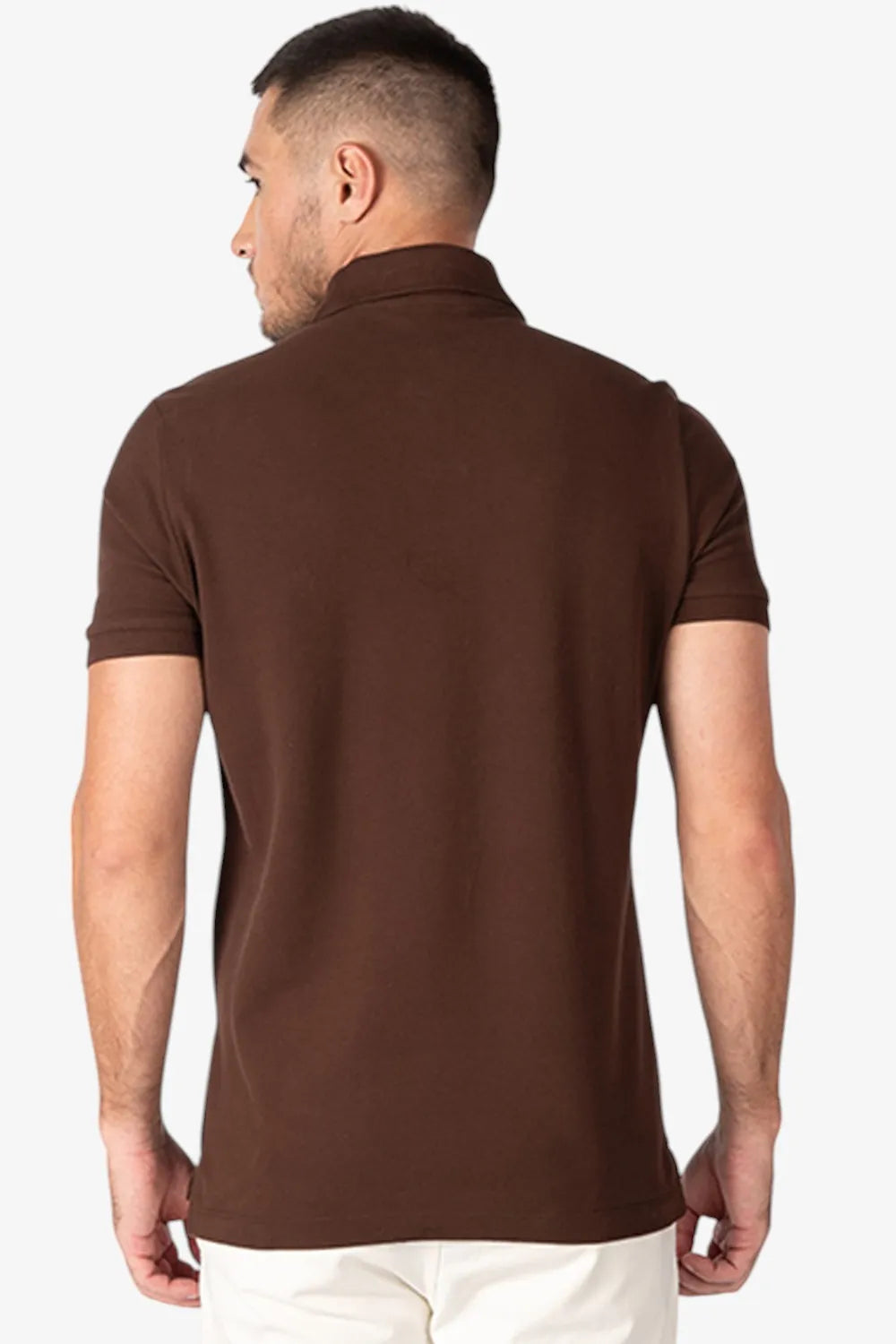 POLO MASC MC AEROPOSTALE MARROM