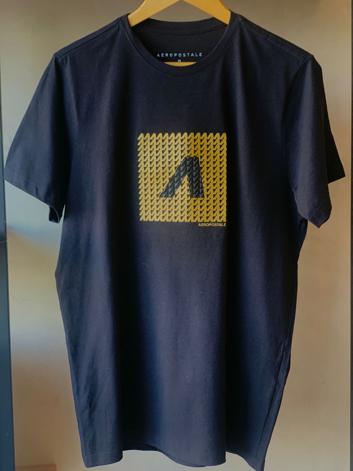 CAMISETA MAS MC PLATINUM AEROPOSTALE PRETO