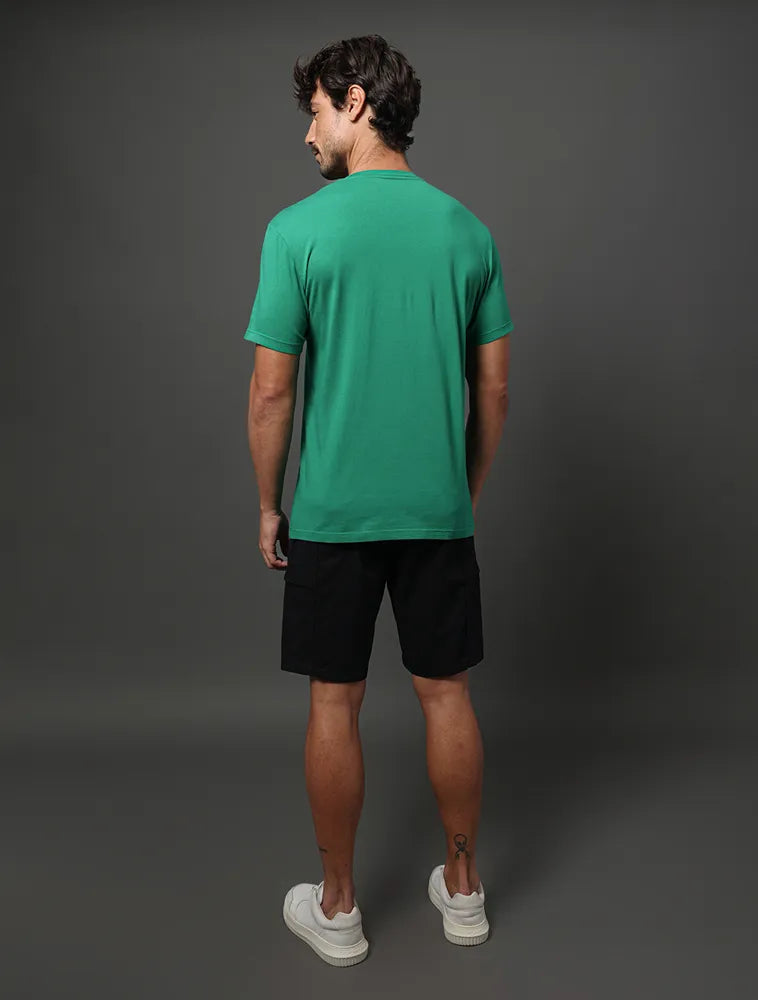 CAMISETA MC MAS CKJ RE ISSUE VERDE MEDIO