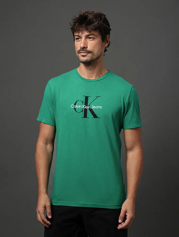 CAMISETA MC MAS CKJ RE ISSUE VERDE MEDIO