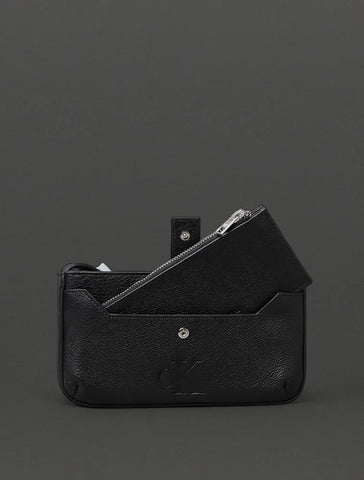 BOLSA CKJ FEM PEQUENA CKJ 2 EM 1 PRETO
