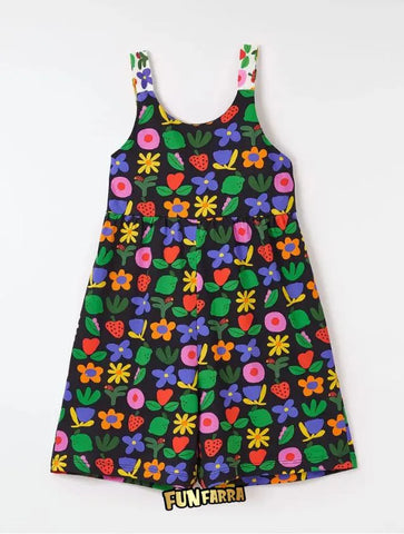 MACAQUINHO FEM MALHA JARDINZIN FABULA PRETO