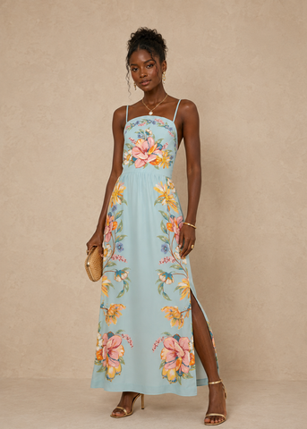 VESTIDO CROPPED MAIRA FARM VERDE MENTA
