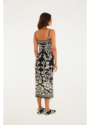 VESTIDO FEM MIDI GUANACASTE FARM PRETO