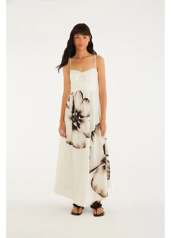 VESTIDO LONGO MAYA FARM OFF WHITE