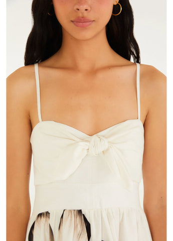 VESTIDO LONGO MAYA FARM OFF WHITE