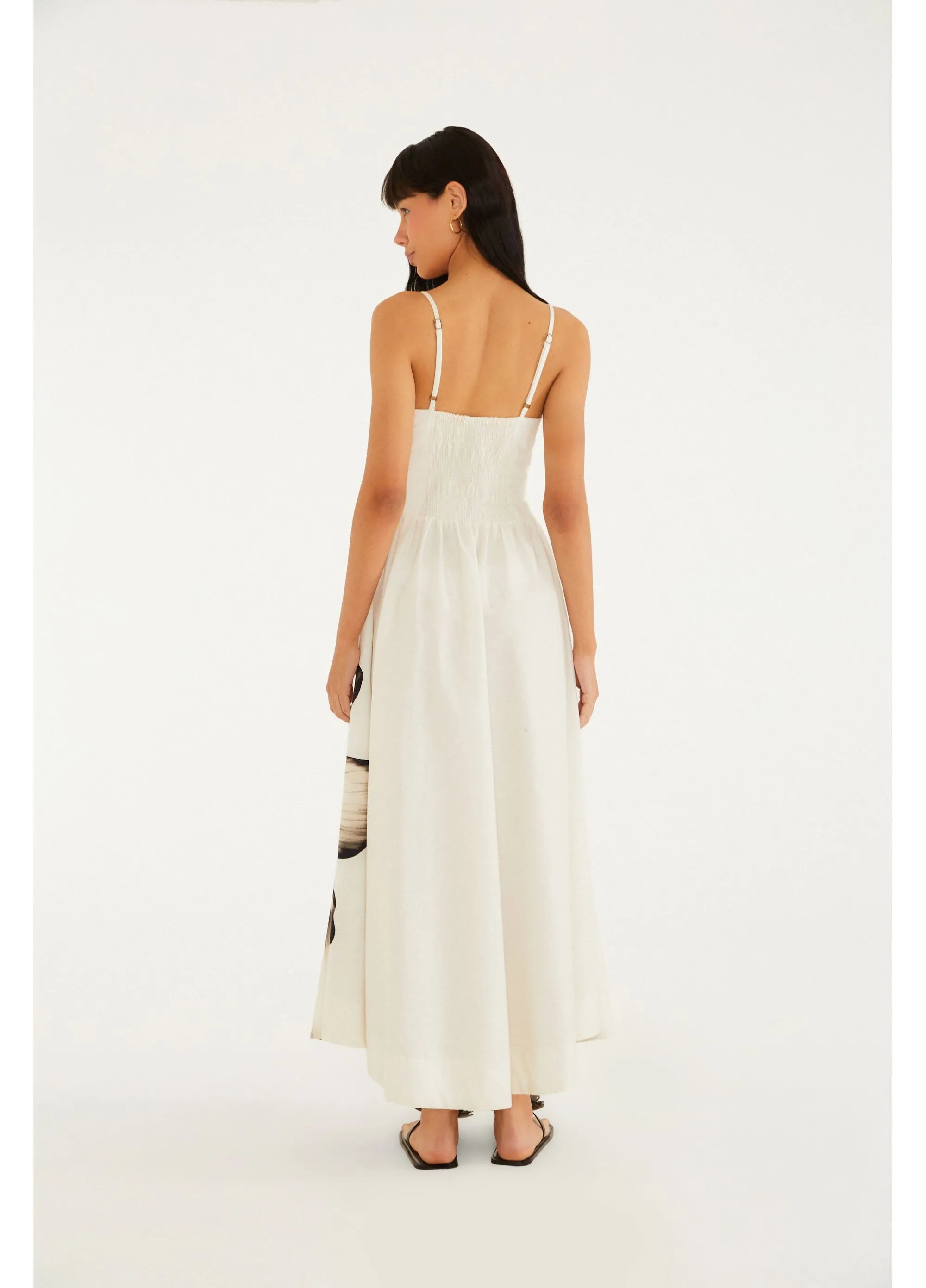 VESTIDO LONGO MAYA FARM OFF WHITE