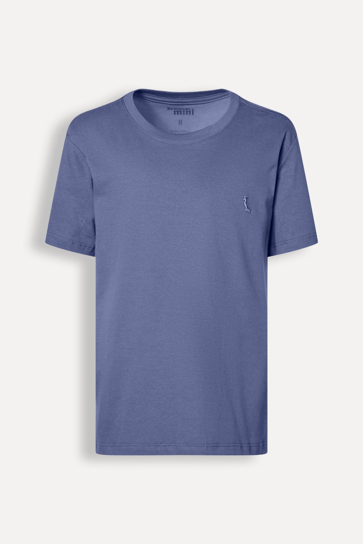 CAMISETA RSV MINI MAS CARECA BASICA AZUL CARBONO