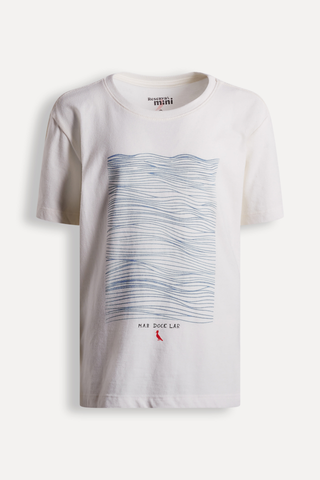 CAMISETA RSV MINI ESTAMPA MAR DOCE LAR OFF WHITE
