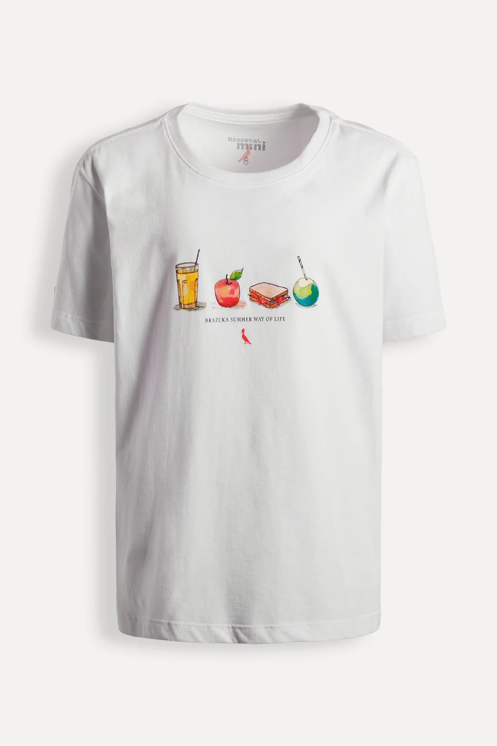 CAMISETA RSV MINI ESTAMPA LANCHINHO BRANCO