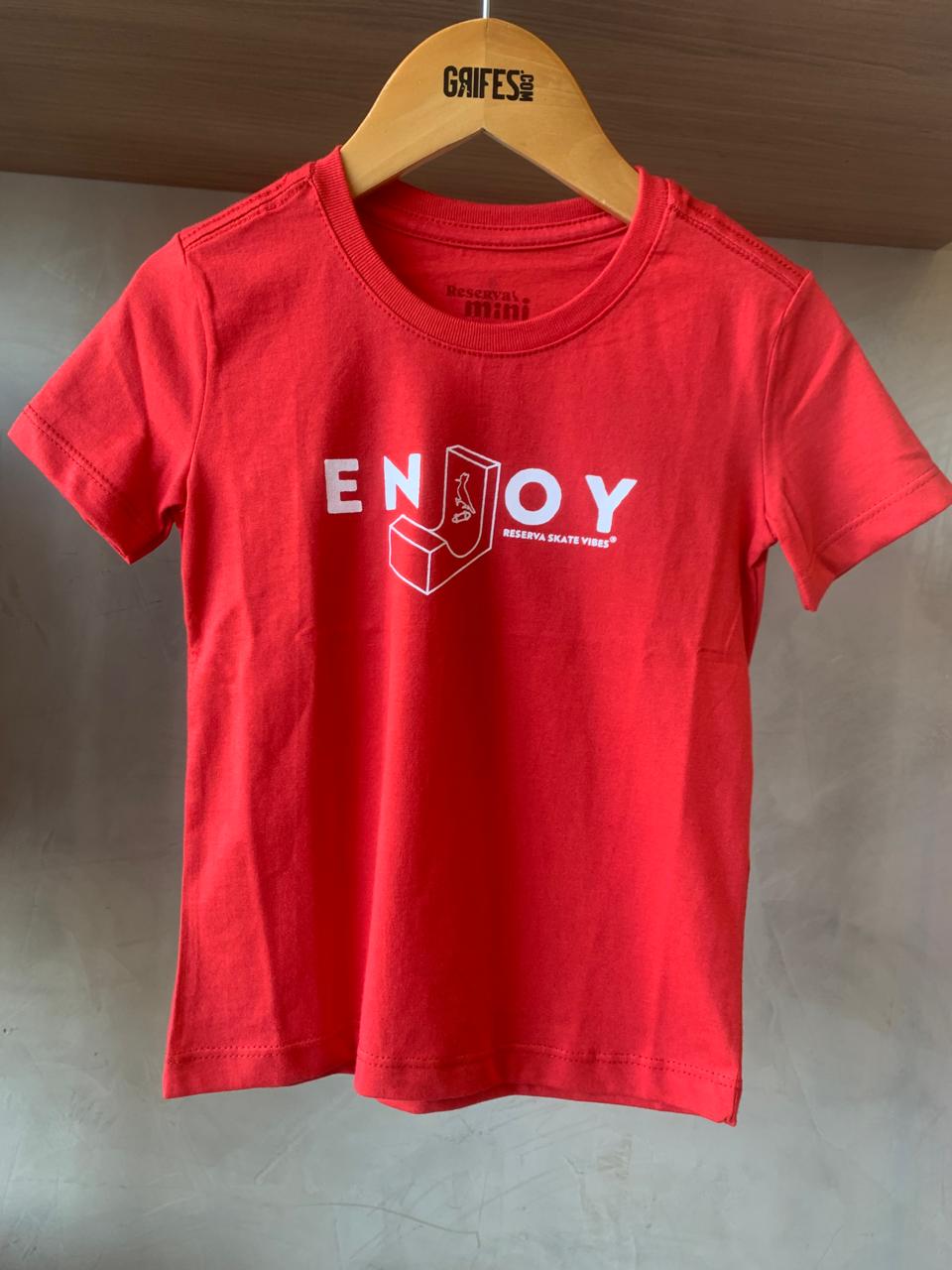 CAMISETA RSV MINI EST ENJOY SKATE VERMELHO