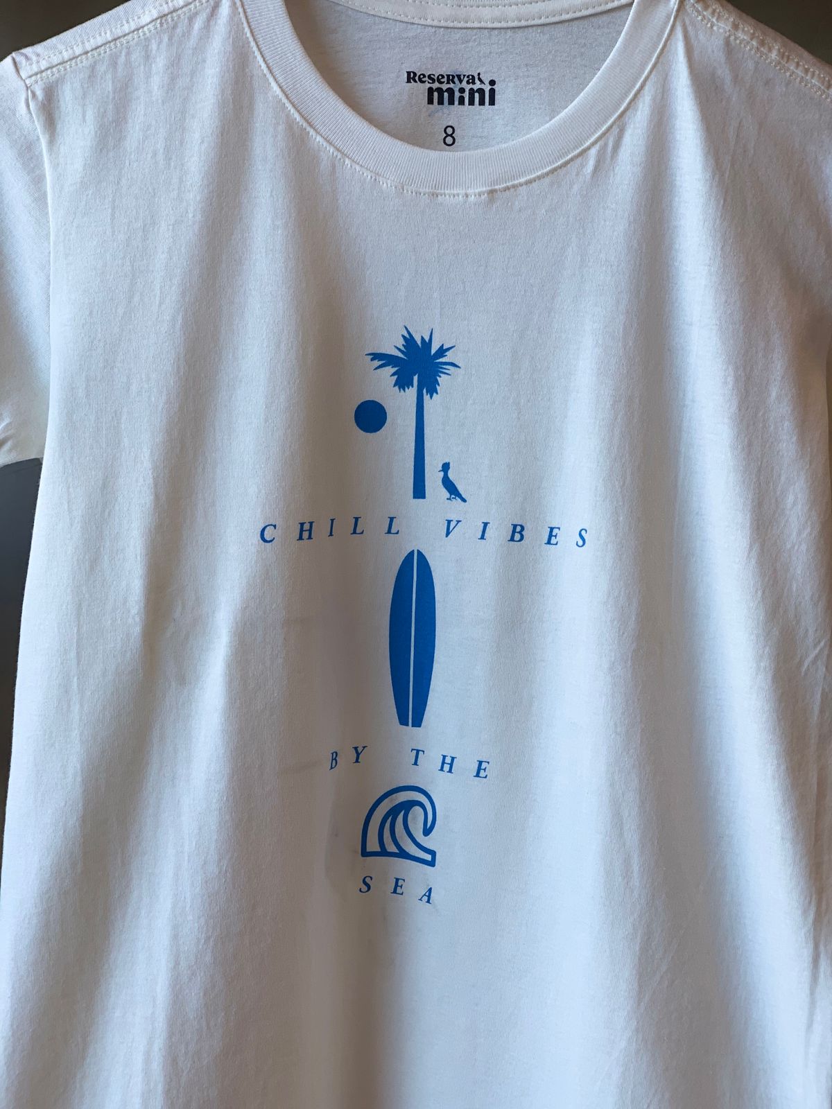 CAMISETA RSV MINI ESTAMPA CHILL VIBES OFF WHITE