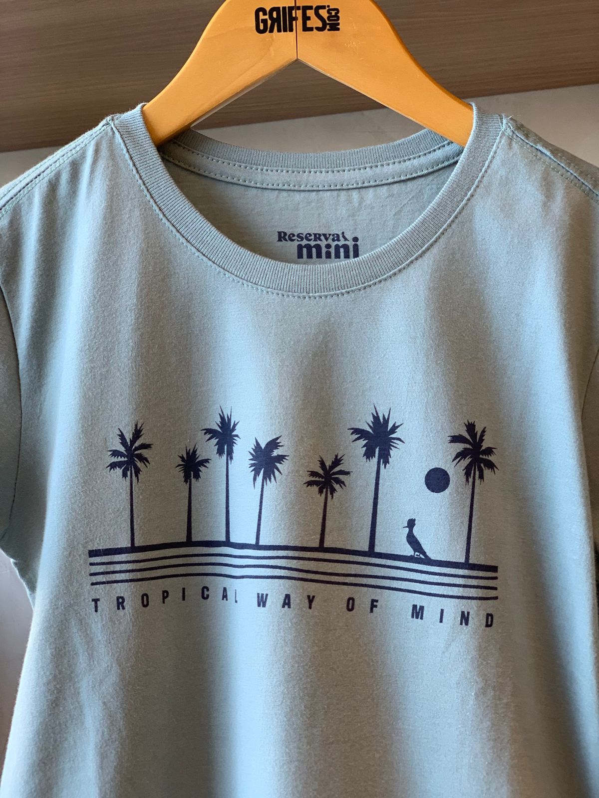 CAMISETA RSV MINI EST TROPICAL WAY AZUL DUST