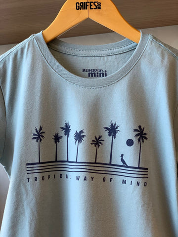 CAMISETA RSV MINI EST TROPICAL WAY AZUL DUST