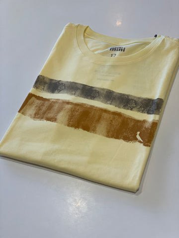 CAMISETA MINI TP EST DUO STRIPES SUMMER AMARELO PASTEL