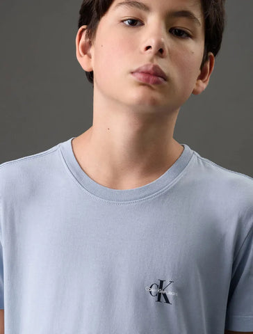 CAMISETA CKJ KIDS MAS MC REISSUE PEITO LAVANDA