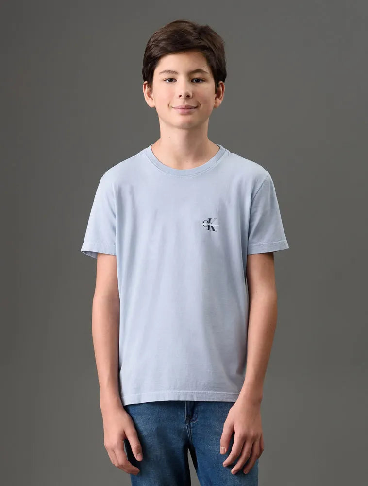 CAMISETA CKJ KIDS MAS MC REISSUE PEITO LAVANDA