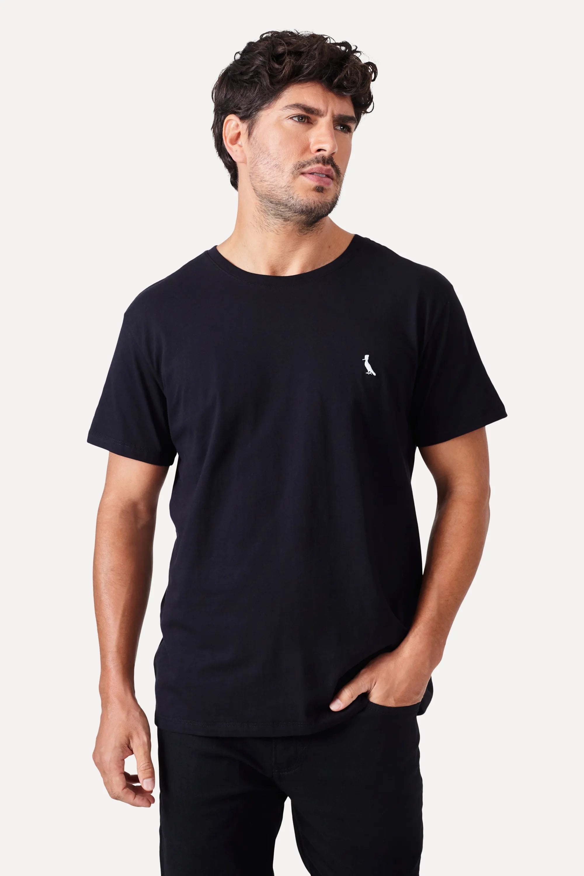 CAMISETA RSV MAS MC REGULAR VENTO PRETO