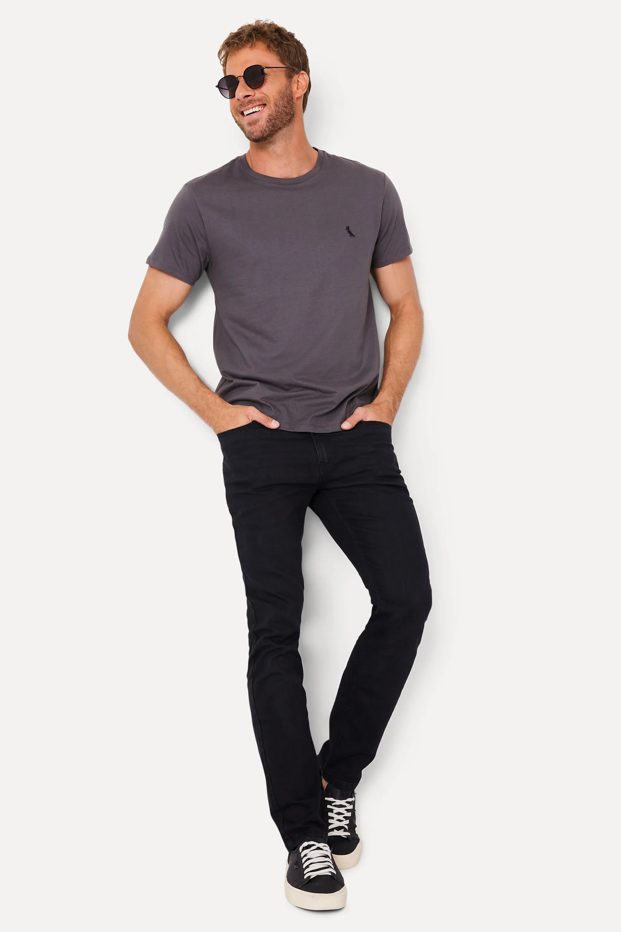 CAMISETA RSV MAS MC REGULAR CARECA FULIGEM