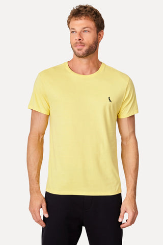 CAMISETA RSV MAS MC REGULAR CARECA AMARELO PASTEL