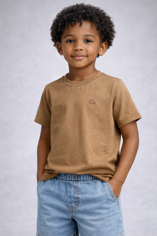 CAMISETA OGOCHI INF MC ESSENCIAL KAKI ESCURO 0024