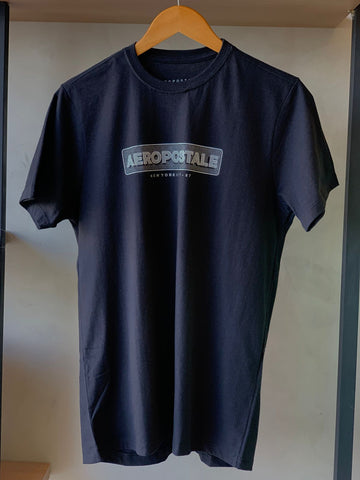 CAMISETA MAS MC SILKADA AEROPOSTALE PRETO