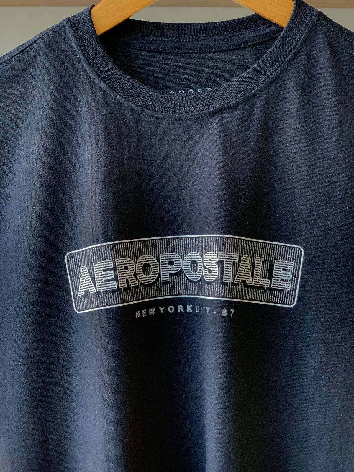 CAMISETA MAS MC SILKADA AEROPOSTALE PRETO