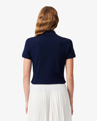 POLO FEM MC LACOSTE MARINHO