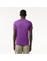 CAMISETA MASC MC LACOSTE ROXO 5QD