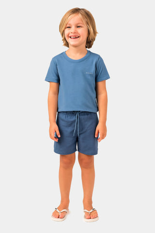 CAMISETA ARAMIS INF MC ESTAMPA LINHAS INDIGO