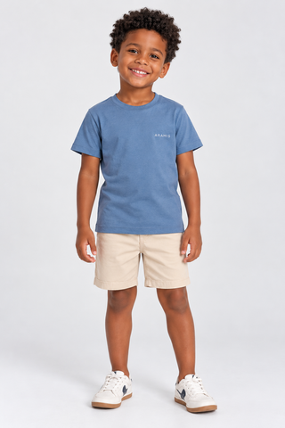 CAMISETA ARAMIS INF MC ESTAMPA LINHAS INDIGO