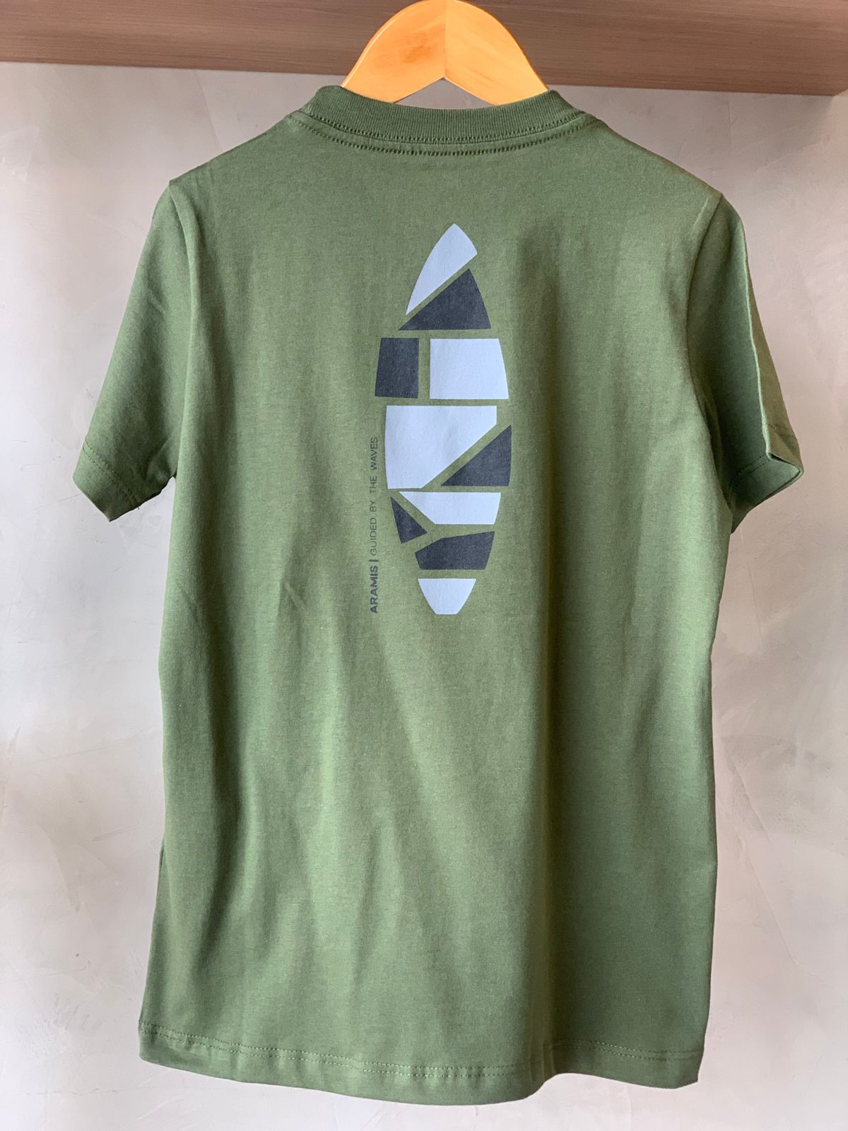 CAMISETA ARAMIS INF MC ESTAMPA PRANCHA MILITAR