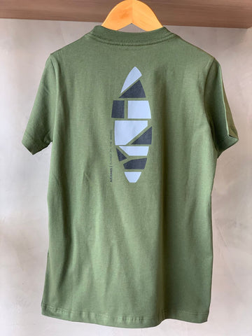 CAMISETA ARAMIS INF MC ESTAMPA PRANCHA MILITAR