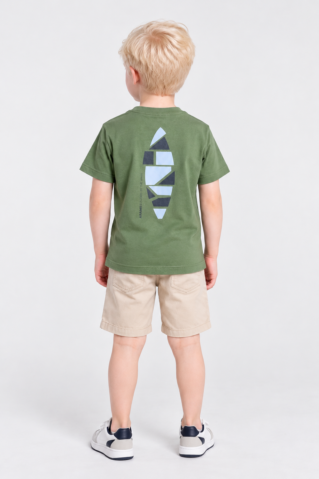CAMISETA ARAMIS INF MC ESTAMPA PRANCHA MILITAR