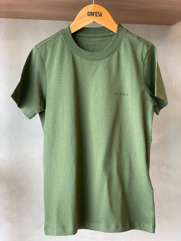 CAMISETA ARAMIS INF MC ESTAMPA PRANCHA MILITAR