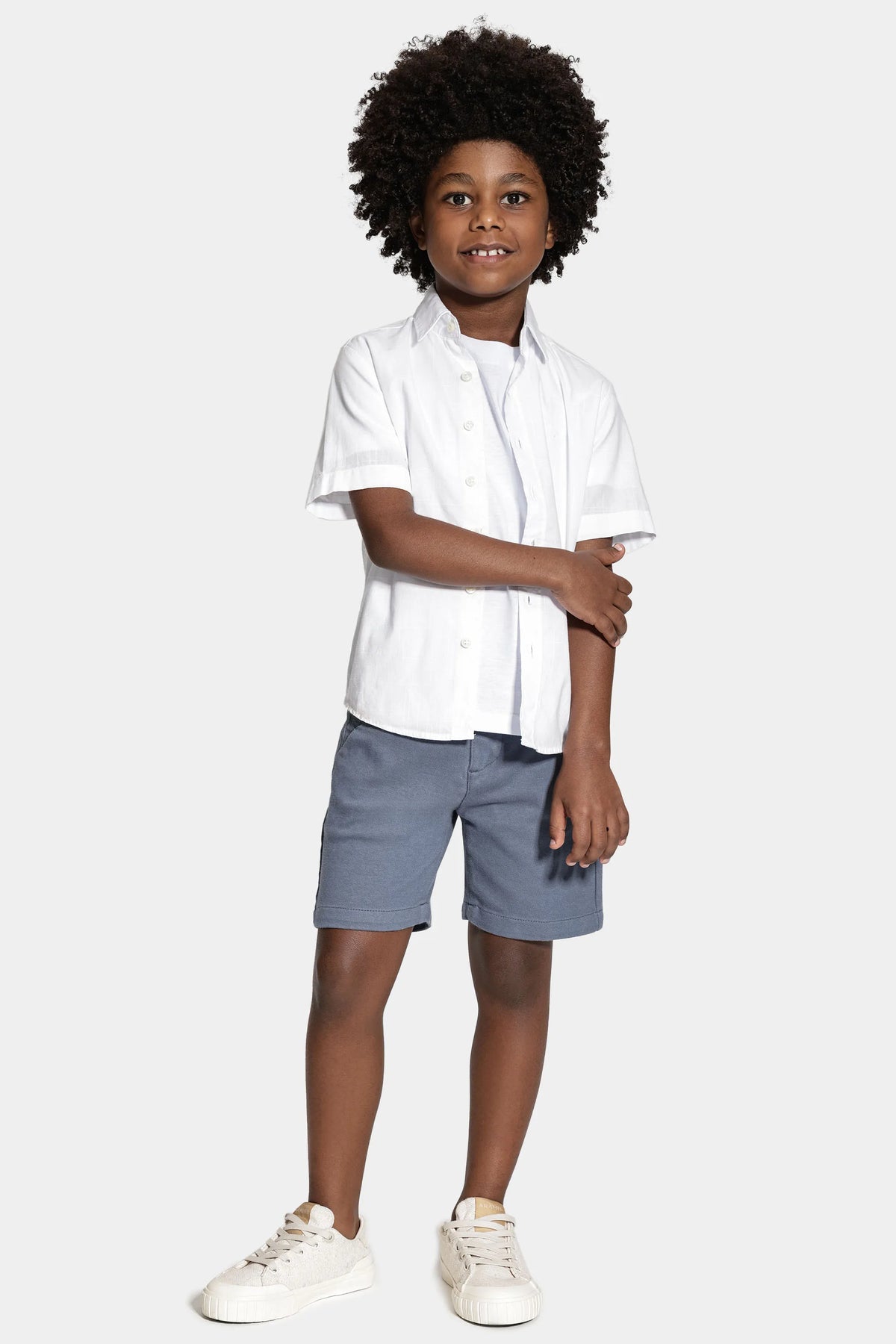 CAMISA MC ARAMIS INF LOOP FLAME BOSCO BRANCO