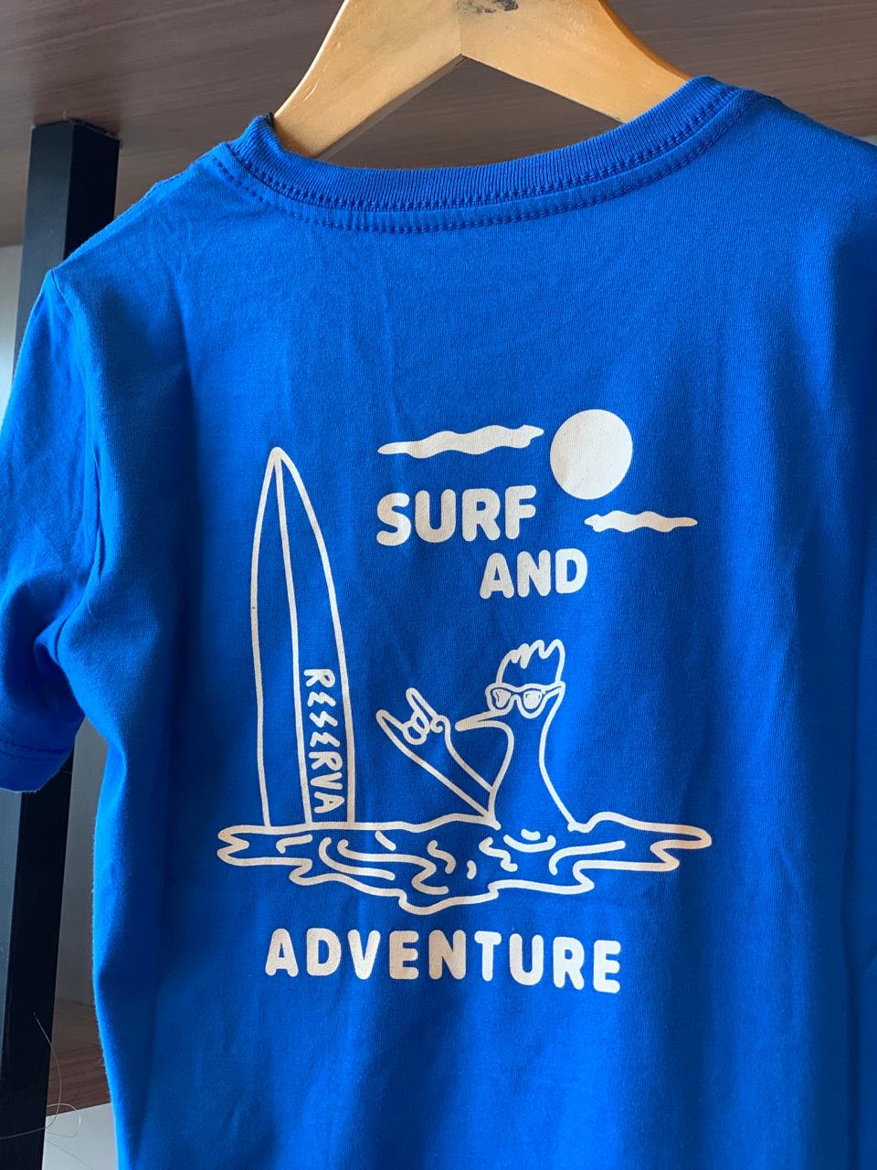 CAMISETA RSV MINI EST SURF AND ADVENTURE AZUL ROYAL
