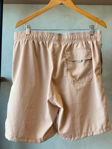 SHORT TACTEL MASC LISO JAIAL BEGE/CINZA