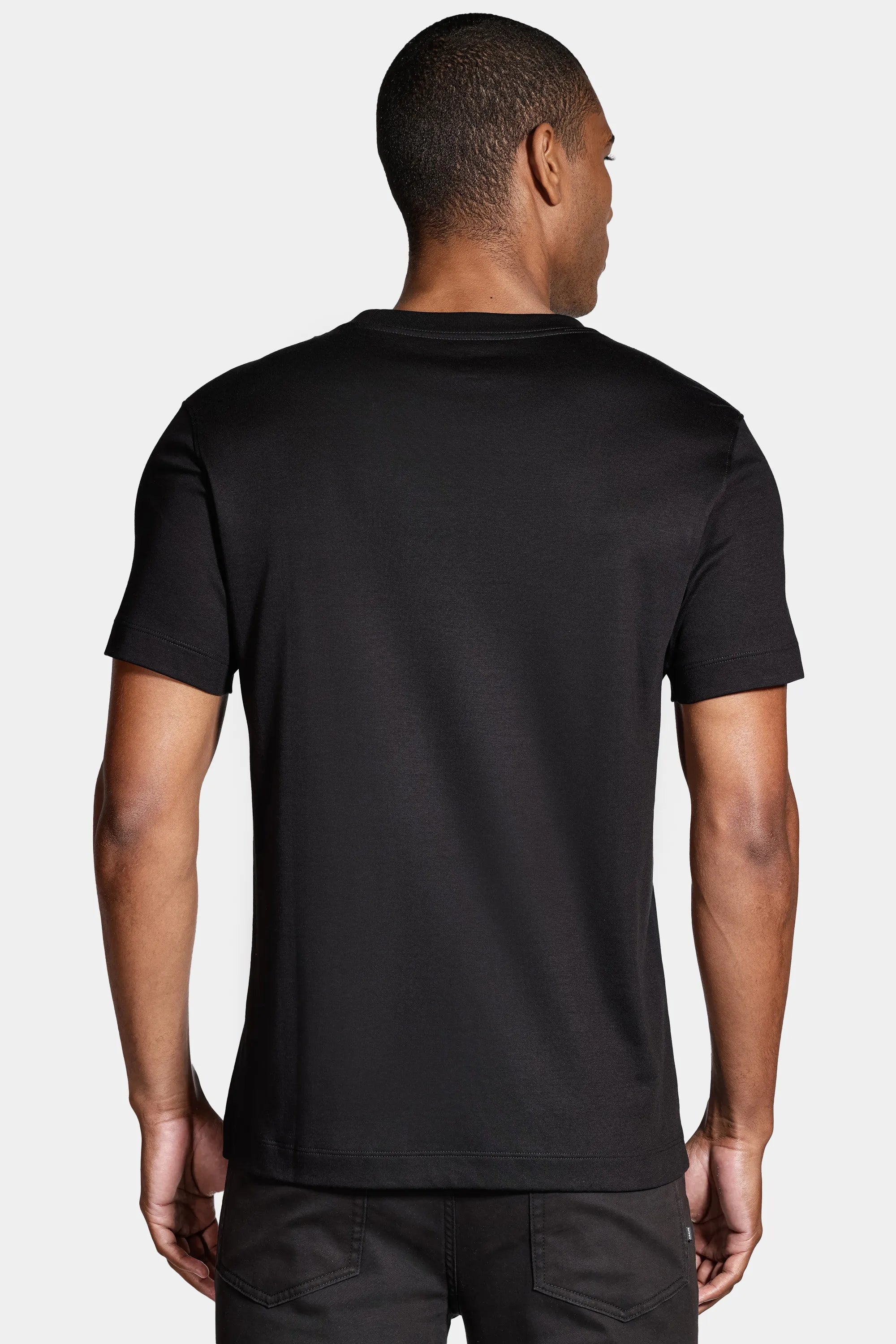 CAMISETA MAS ARAMIS INTERLOCK PIMA PRETO