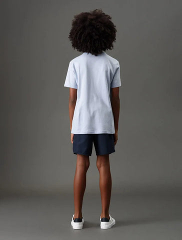 CAMISETA CKJ KIDS MC LOGO CENTRALIZADO LAVANDA