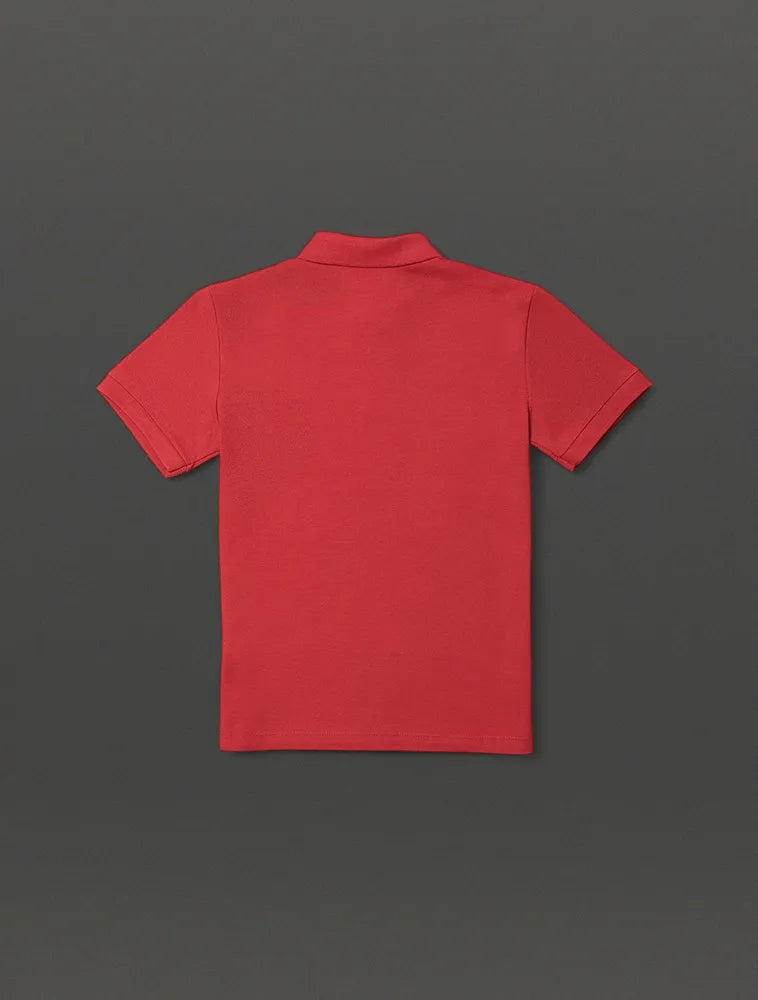 POLO CKJ KIDS MAS MC PREMIUM VERMELHO