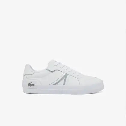 TENIS MAS VULCANIZED L004 LACOSTE BRANCO/CIN