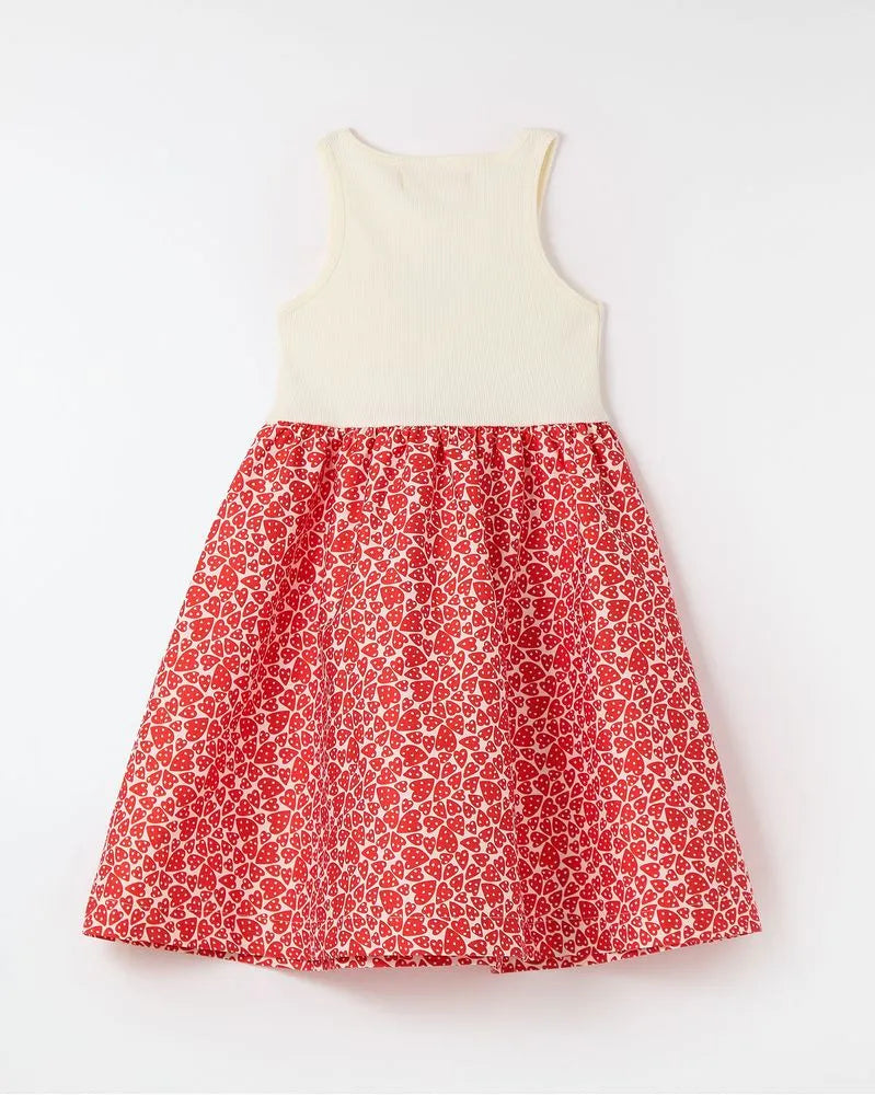 VESTIDO RIBANA CORAZON FABULA VERMELHO