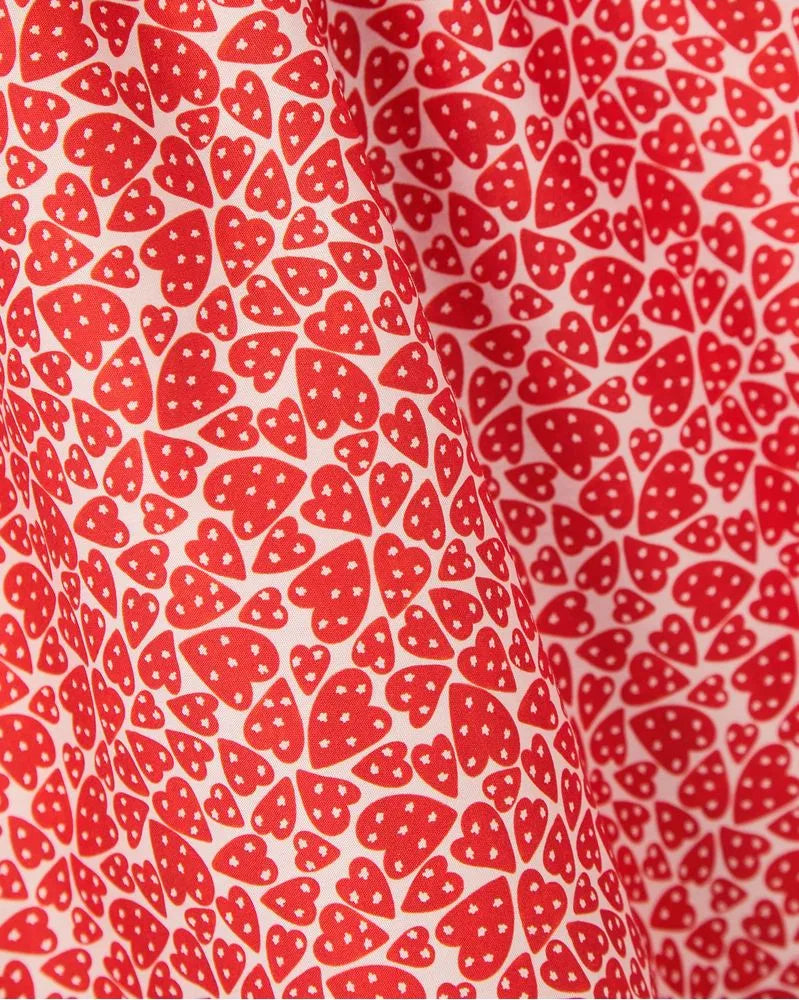 VESTIDO RIBANA CORAZON FABULA VERMELHO