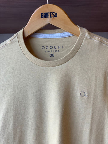 CAMISETA OGOCHI INF MC ESSENCIAL MOSTARDA 0928