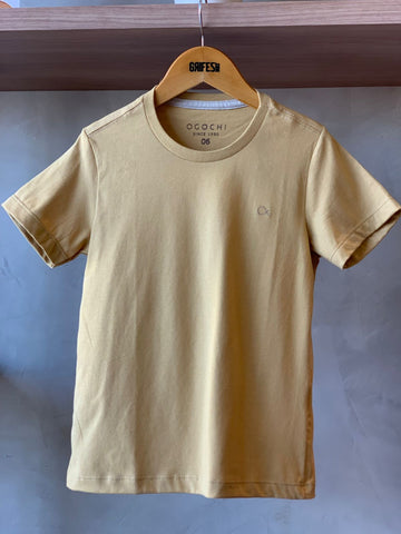 CAMISETA OGOCHI INF MC ESSENCIAL MOSTARDA 0928