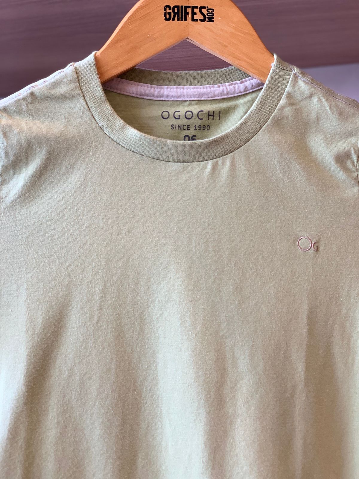 CAMISETA OGOCHI INF MC ESSENCIAL VERDE CLARO 0828